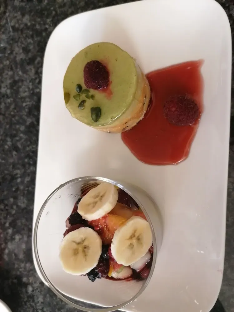 Salade de Fruits Gâteau À la Plstache